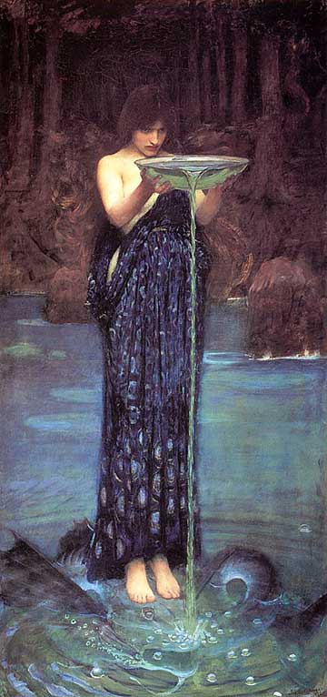 L'envieuse Circé - Waterhouse